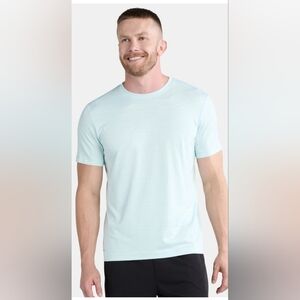 NWT Athletic Works DriWorks Size‎ 2XL Men’s Aqua Pullover Short Sleeve Shirt